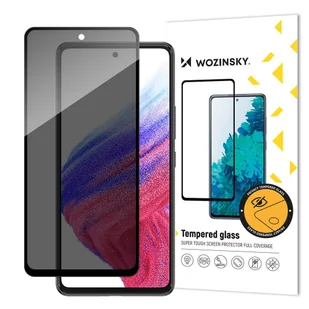 Szkło hartowane prywatyzujące na ekran Samsung Galaxy A53 5G z filtrem Anti Spy WOZINSKY - Szkła hartowane na telefon Szkło hartowane prywatyzujące na ekran Samsung Galaxy A53 5G z filtrem Anti Spy WOZINSKY - Szkła hartowane na telefon - miniaturka - grafika 1