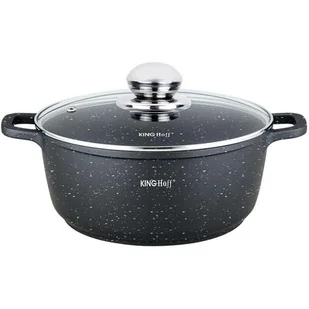 Kinghoff Lumarko Kinghoff garnek marmurowy 24cm kh-1595 4,5l! KH-1595 Kinghoff - Garnki - miniaturka - grafika 1