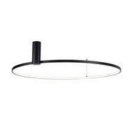 Lampy sufitowe - Horik lampa sufitowa 1xLED/40W czarna 89429-90BK - miniaturka - grafika 1