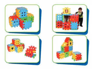 OGROMNE KLOCKI EDUKACYJNE WAFLE GIGANT -35x35cm 20 el POLSKIE - Klocki OGROMNE KLOCKI EDUKACYJNE WAFLE GIGANT -35x35cm 20 el POLSKIE - Klocki - miniaturka - grafika 1