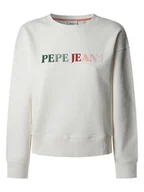 Bluzy damskie - Pepe Jeans Bluza "Regan" w kolorze białym - miniaturka - grafika 1