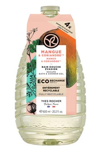 Yves Rocher Mango & Kolendra - Żel pod prysznic i do kąpieli uzupełniacz 600ml - Kosmetyki do kąpieli - miniaturka - grafika 1