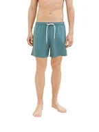 Spodenki damskie - TOM TAILOR 1035050 Szorty kąpielowe Mężczyźni, 30105 - Deep Bluish Green, XS - miniaturka - grafika 1