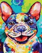 Malowanie po numerach - Buldog - miniaturka - grafika 1