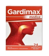 Przeziębienie i grypa - Tactica PHARMACEUTICALS SP Z O.O Gardimax medica x 24 tabl do ssania bez cukru - miniaturka - grafika 1