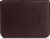 Teczki i aktówki - Solome SKÓRZANA AKTÓWKA TECZKA NA DOKUMENTY BIWUAR SOLOME A4 BRĄZ - miniaturka - grafika 1