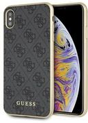 Etui i futerały do telefonów - Guess GUHCI65G4GG iPhone Xs Max szary/grey hard case 4G Collection - miniaturka - grafika 1