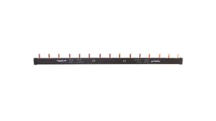 Schneider Electric Szyna grzebieniowa Domae 3-bieg. 63A L = 405mm 15x27mm 14813 14813 - Bezpieczniki elektryczne - miniaturka - grafika 1