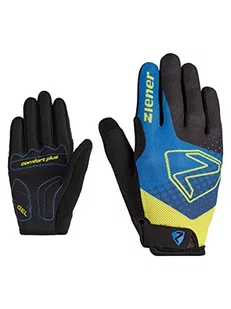 Ziener Dziecięce rękawiczki rowerowe Colo, rower górski, długie palce, oddychające, amortyzujące, niebieski (Persian Blue), XL - Rękawiczki - miniaturka - grafika 1