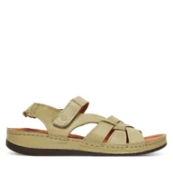 Sandały damskie - Sandały Comfortabel 710215-07 Zielony - miniaturka - grafika 1