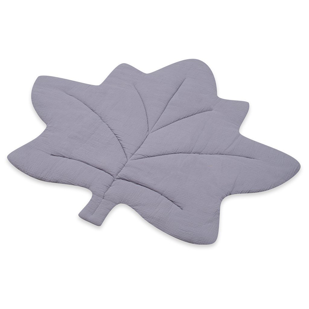 Miękka Mata Muślinowa Dla Dzieci New Baby Maple Leaf Blue 107X100 Cm