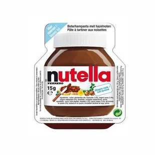 Ferrero Nutella Krem do smarowania z orzechami laskowymi i kakao 15 g - Czekolada - miniaturka - grafika 1