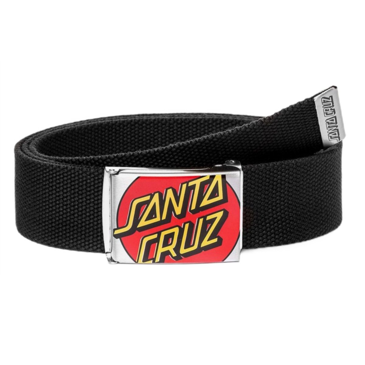 Pasek męski Santa Cruz Dot Belt parciany czarny