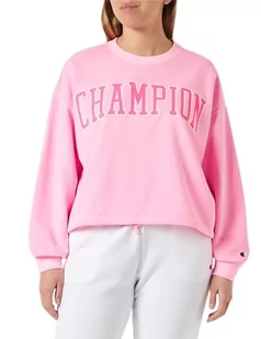 Champion Damska bluza Rochester 1919 C-Campus oversize, różowa bawełna Candy (Ccpf), M, Różowa bawełna Candy (Ccpf), M - Bluzy damskie - miniaturka - grafika 1