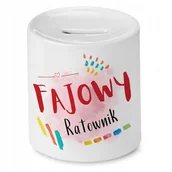 Skarbonki - Skarbonka na Powitanie w Pracy Idealne na Prezent z Nadrukiem ze Zdjęciem + Opakowanie na prezent (wzór 04) - miniaturka - grafika 1