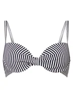Stroje kąpielowe - Esprit Casual Damski stanik bikini - usztywniany Kobiety niebieski|biały w paski, 40B - miniaturka - grafika 1
