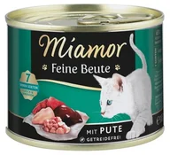 Mokra karma dla kotów - Miamor Feine Beute 12 x 185 g Indyk - miniaturka - grafika 1