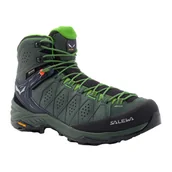 Buty trekkingowe męskie - Buty trekkingowe męskie Salewa Alp Trainer 2 Mid GTX zielone 00-0000061382 - miniaturka - grafika 1