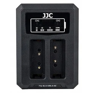 Olympus Ładowarka do aparatu JJC Podwójna Ładowarka Usb Do Bls-1 Bls-5 Bls-50 SB4789 - Ładowarki do aparatów dedykowane - miniaturka - grafika 1