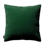Poszewki na poduszki - Dekoria Poszewka Kinga na poduszkę butelkowa zieleń 43 × 43 cm Velvet 100-704-13 - miniaturka - grafika 1