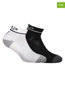 Skarpetki męskie - CMP Skarpety (2 pary) w kolorze biało-czarnym do biegania - miniaturka - grafika 1