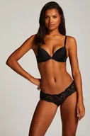 Majtki damskie - Hunkemöller Stringi typu bokserki Florence Czarny - miniaturka - grafika 1