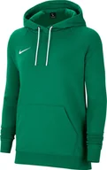 Bluzy damskie - Nike Bluza damska Nike Park 20 Hoodie zielona CW6957 302 - miniaturka - grafika 1