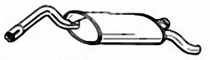 Tłumik środkowy IZAWIT 18.005A 7590645 - Tłumiki - miniaturka - grafika 1