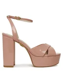 Sandały damskie - Buffalo Sandały Jessie 1291607 Różowy - miniaturka - grafika 1