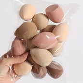 Inne - TEMU Zestaw 9 gąbek do makijażu w losowych kolorach i kształtach, gąbka do mieszania podkładu, odpowiednia do płynów, kremów i pudrów, bez lateksu, - miniaturka - grafika 1