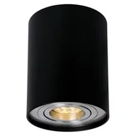 Lampy sufitowe - Oprawa sufitowa IVO 1B/AL tuba czarna/aluminium OZZO - miniaturka - grafika 1