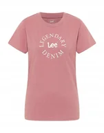 Koszulki i topy damskie - LEE SMALL LEGENDARY TEE DARK MAUVE 112339109 L - miniaturka - grafika 1
