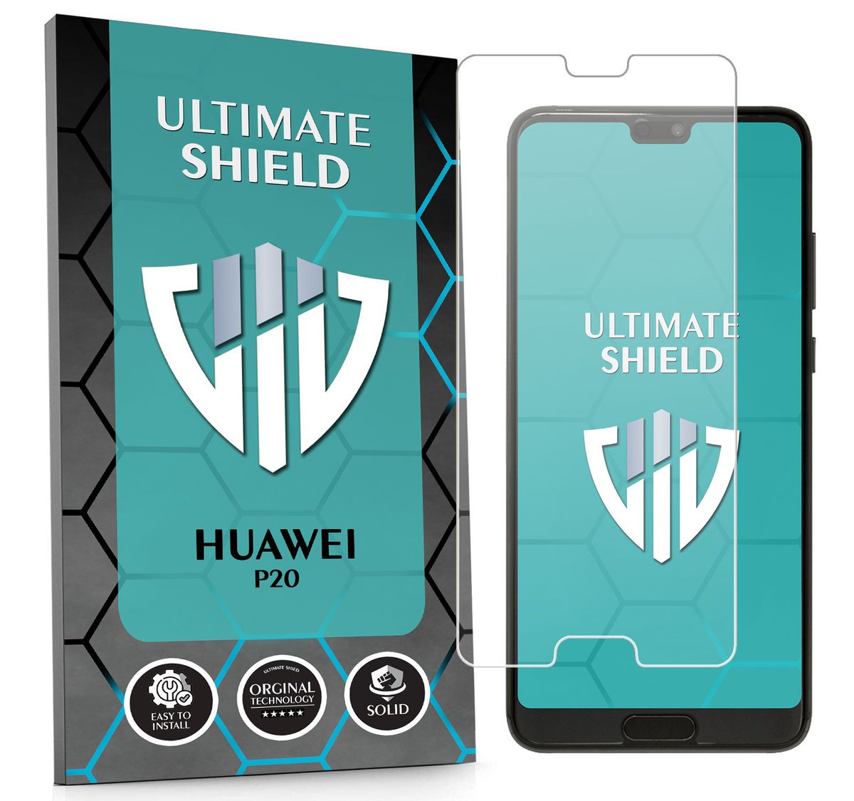 WZMOCNIONE SZKŁO OCHRONNE SZYBKA SZKIEŁKO NA EKRAN DO HUAWEI P20