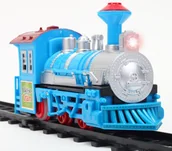 Kolejki i akcesoria - ElektroStator Kolejka Edukacyjna Pociąg TOMEK Tory Ciuchcia Wagony Szyny Y195 Y195 - miniaturka - grafika 1