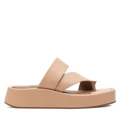 Klapki i japonki damskie - Japonki Gino Rossi PACIANA-32289 Beżowy - miniaturka - grafika 1