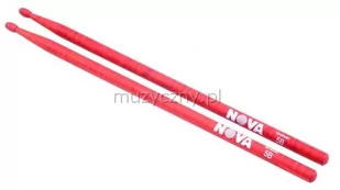 Vic Firth VF-n5br Nova 5B Wood Tip pałeczki do perkusji  czerwony VF-N5BR - Akcesoria do perkusji - miniaturka - grafika 1