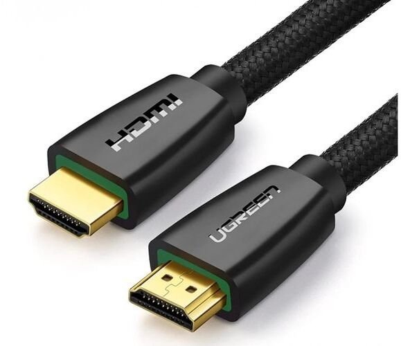 Kabel HDMI-HDMI 15 m kabel HDMI 1.4 4K@30Hz czarny z nylonowym pokryciem HD118 z kierunkiem IC UGREEN