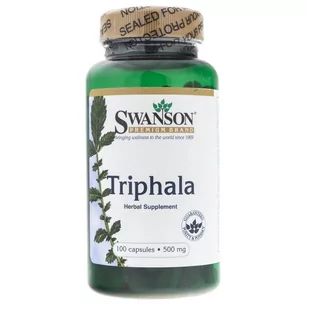 SWANSON Triphala 500 mg, 100 kapsułek - Odchudzanie i oczyszczanie - miniaturka - grafika 1