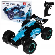 Zabawki zdalnie sterowane - Samochód Wyścigowy Sterowany Pilotem Rc Mocny Napęd Oświetlenie Led - miniaturka - grafika 1