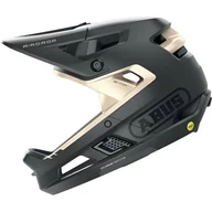 Kaski rowerowe - ABUS AirDrop Czarno-złoty MTB ( S/M) MIPS - miniaturka - grafika 1