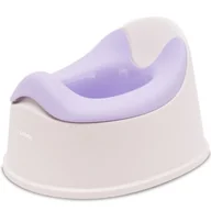 Nocniki - Nocnik dla dzieci antypoślizgowy z wyjmowanym wkładem Stabilny biało fioletowy Sun Baby - miniaturka - grafika 1