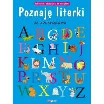 Liwona Poznaję literki ze zwierzętami - Maria Molenda, Sylwia Sokolnicka - Kolorowanki, wyklejanki - miniaturka - grafika 1