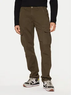 Alpha Industries Spodnie materiałowe Agent 158205 Zielony Regular Fit - Spodnie męskie - miniaturka - grafika 1