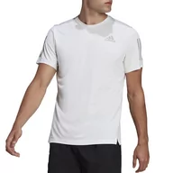 Koszulki sportowe męskie - Koszulka adidas Own The Run HB7444 - biała - Adidas - miniaturka - grafika 1