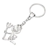 Breloki - Brelok srebrny diabełek - miniaturka - grafika 1