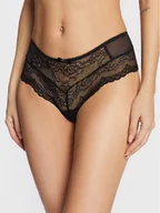 Majtki damskie - Gossard Bokserki Superboost 7714 Czarny - miniaturka - grafika 1
