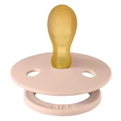 Smoczki uspokajające - Bibs Colour Symmetrical Blush M Smoczek Symetryczny Kauczuk Hevea - miniaturka - grafika 1
