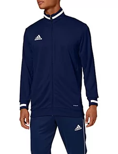 Kurtki męskie - adidas męska kurtka sportowa T19 TRK JKT M team navy blue/White S - grafika 1