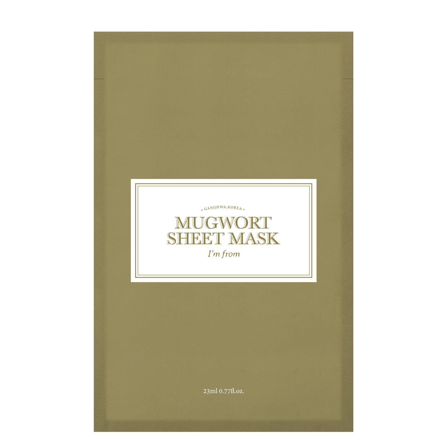 I'm From Mugwort Sheet Mask Maska w płachcie do twarzy