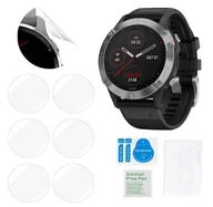 Akcesoria do smartwatchy - Folia ochronna do GARMIN FENIX 6 hydrożelowa na ekran smartwatch 6 sztuk - miniaturka - grafika 1